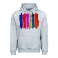 Heather Grey Colored Jute Brush Strokes Urban Hoodie - Bettercallsaul