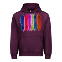 Mauve Wine Colored Jute Brush Strokes Urban Hoodie - Bettercallsaul