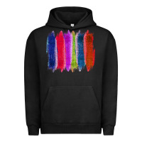 Pigment Black Colored Jute Brush Strokes Urban Hoodie - Bettercallsaul
