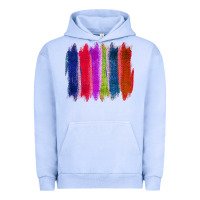 Pigment Grape Ice Colored Jute Brush Strokes Urban Hoodie - Bettercallsaul