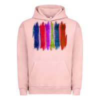 Pigment Salmon Colored Jute Brush Strokes Urban Hoodie - Bettercallsaul