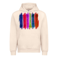 Sandshell Colored Jute Brush Strokes Urban Hoodie - Bettercallsaul