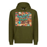 Army Green sassy since forever Premium Hoodie - JahusDesignShop
