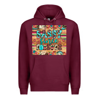 Burgundy sassy since forever Premium Hoodie - JahusDesignShop
