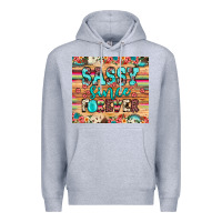 Heather Grey sassy since forever Premium Hoodie - JahusDesignShop