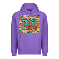 Purple sassy since forever Premium Hoodie - JahusDesignShop