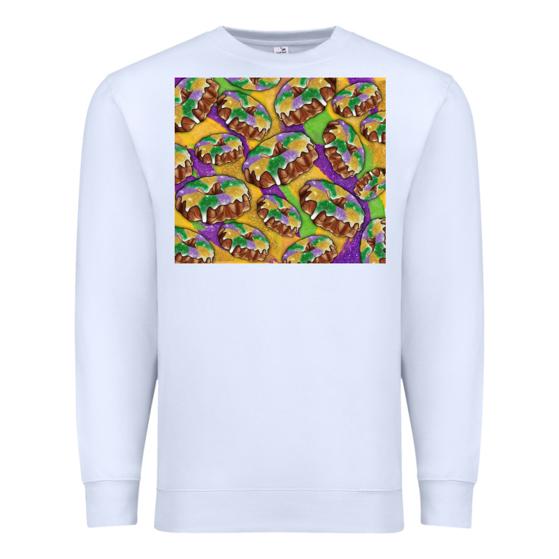 Mardi Gras King Cake Premium Sweatshirt by RanaPortraitStore | Teevron