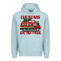 Blue Mist christmas on the road Premium Hoodie - BundleAndBundleShop