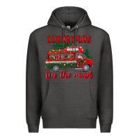 Charcoal Heather christmas on the road Premium Hoodie - BundleAndBundleShop