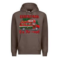 Coffee christmas on the road Premium Hoodie - BundleAndBundleShop