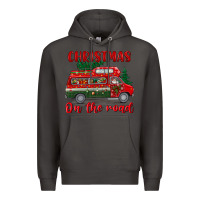 Smoke christmas on the road Premium Hoodie - BundleAndBundleShop