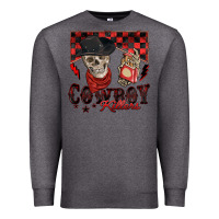 Charcoal Heather cowboy killer Premium Sweatshirt - Zillion Design Studio