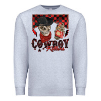 Heather Grey cowboy killer Premium Sweatshirt - Zillion Design Studio