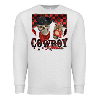 Oatmeal Heather cowboy killer Premium Sweatshirt - Zillion Design Studio