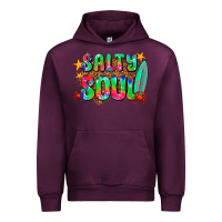 Mauve Wine salty soul Urban Hoodie - AdoDesignShop
