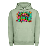 Pigment Oil Green salty soul Urban Hoodie - AdoDesignShop