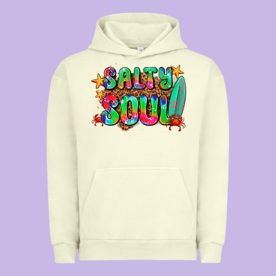Salty Soul Urban Hoodie Designed By Adodesignshop