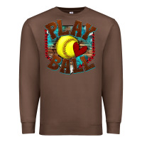 Chestnut play ball softball Premium Sweatshirt - texasbilliewilder