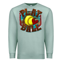 Seafoam play ball softball Premium Sweatshirt - texasbilliewilder