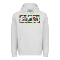 Dove Grey small town christmas Premium Hoodie - BundleAndBundleShop