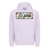 Lilac small town christmas Premium Hoodie - BundleAndBundleShop