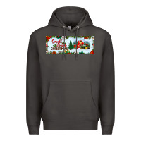 Smoke small town christmas Premium Hoodie - BundleAndBundleShop