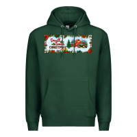 Sports Green small town christmas Premium Hoodie - BundleAndBundleShop
