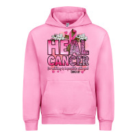 Fuchsia Pink heal cancer for nothing is impossible with god luk Urban Hoodie - Artiststas