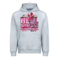 Heather Grey heal cancer for nothing is impossible with god luk Urban Hoodie - Artiststas