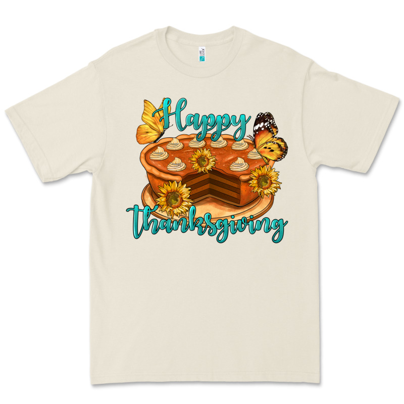 Happy Thanksgiving Pumpkin Pie Premium Tee by LillyAllenDesigns | Teevron
