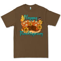 Cacao Happy Thanksgiving Pumpkin Pie Premium Tee - LillyAllenDesigns