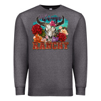 Charcoal Heather always ranchy Premium Sweatshirt - Zillion Design Studio