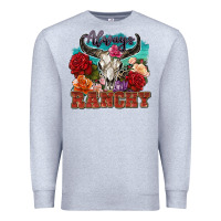 Heather Grey always ranchy Premium Sweatshirt - Zillion Design Studio