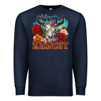 Navy always ranchy Premium Sweatshirt - Zillion Design Studio