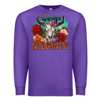 Purple always ranchy Premium Sweatshirt - Zillion Design Studio