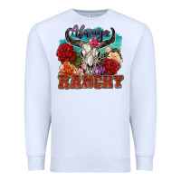 White always ranchy Premium Sweatshirt - Zillion Design Studio