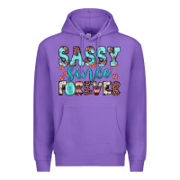 Purple sassy since forever Premium Hoodie - JahusDesignShop