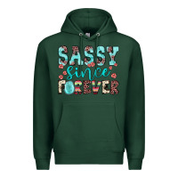 Sports Green sassy since forever Premium Hoodie - JahusDesignShop