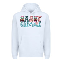 White sassy little soul Premium Hoodie - JahusDesignShop