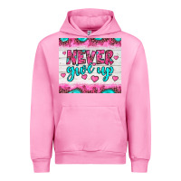 Fuchsia Pink never give up Urban Hoodie - JahusDesignShop