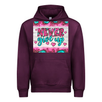 Mauve Wine never give up Urban Hoodie - JahusDesignShop