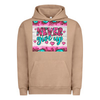 Pigment Burro never give up Urban Hoodie - JahusDesignShop