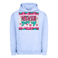 Pigment Grape Ice never give up Urban Hoodie - JahusDesignShop