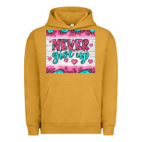 Pigment Peanut Butter never give up Urban Hoodie - JahusDesignShop