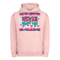 Pigment Salmon never give up Urban Hoodie - JahusDesignShop