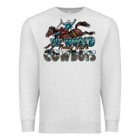 Oatmeal Heather the world needs more cowboys Premium Sweatshirt - Zillion Design Studio