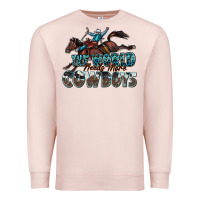 Pale Pink the world needs more cowboys Premium Sweatshirt - Zillion Design Studio