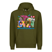 Army Green easter lvn licensed vocational nurse Premium Hoodie - AdoDesignShop