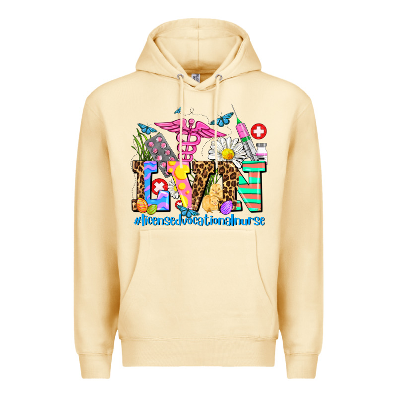Easter Lvn Licensed Vocational Nurse Premium Hoodie by AdoDesignShop | Teevron