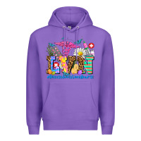 Purple easter lvn licensed vocational nurse Premium Hoodie - AdoDesignShop